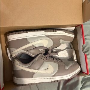 Gray nike dunk low mens